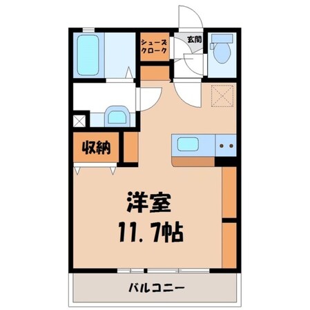 小山駅 徒歩13分 1階の物件間取画像